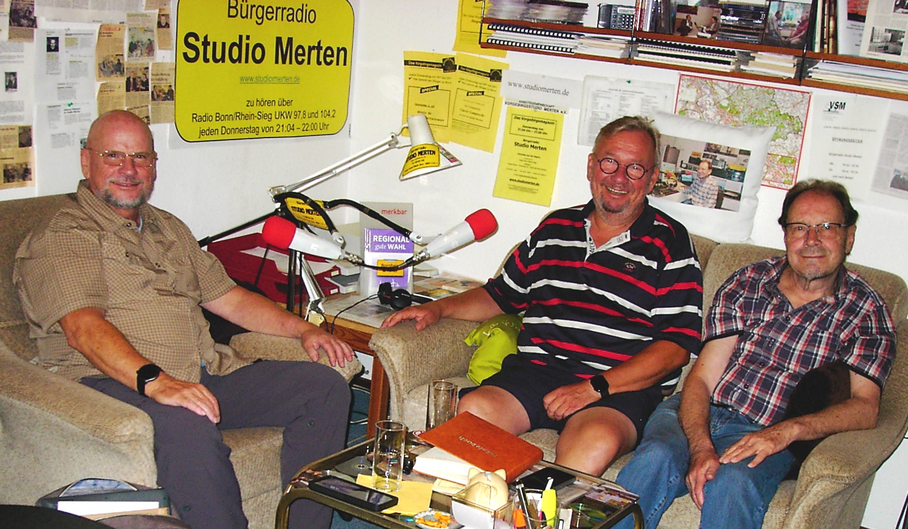 v. l.: Ulrich Rehbann, Bernd Stelter und Otto Ganser
